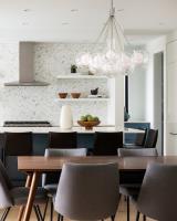 LED Chandelier by Kuzco Lighting - Bolla Collection, Chrome Finish - CH3128