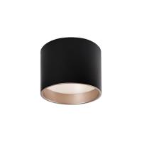 LED Flush Mount by Kuzco Lighting - Mousinni Collection, Black Finish - FM11410-BK