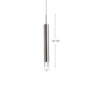 LED Pendant by Kuzco Lighting - Pendula Collection, Brushed Nickel Finish - PD7716-BN