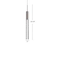 LED Pendant by Kuzco Lighting - Pendula Collection, Brushed Nickel Finish - PD7721-BN