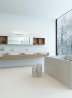 LED Vanity by Kuzco Lighting - Latitude-Slim Collection, Chrome Finish - VL4737-CH