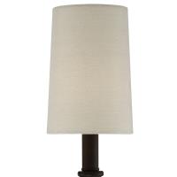 One Light Wall Sconce by Crystorama - Sylvan Collection, Dark Bronze Finish - 2241-DB