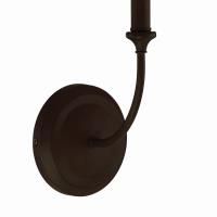 One Light Wall Sconce by Crystorama - Sylvan Collection, Dark Bronze Finish - 2241-DB