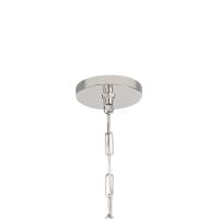 Five Light Chandelier by Crystorama - Sylvan Collection, Polished Nickel Finish - 2247-PN