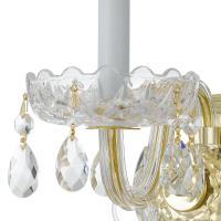 One Light Wall Sconce by Crystorama - Traditional Crystal Collection, Polished Brass Finish - 1031-PB-CL-MWP