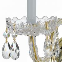 Two Light Wall Sconce by Crystorama - Traditional Crystal Collection, Polished Brass Finish - 1032-PB-CL-MWP