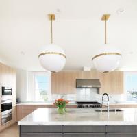 Four Light Mini Chandelier by Crystorama - Truax Collection, Aged Brass Finish - 2016-AG