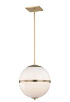 Four Light Mini Chandelier by Crystorama - Truax Collection, Aged Brass Finish - 2016-AG