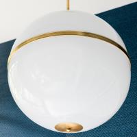 Four Light Chandelier by Crystorama - Truax Collection, Aged Brass Finish - 2030-AG