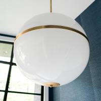 Four Light Chandelier by Crystorama - Truax Collection, Aged Brass Finish - 2030-AG