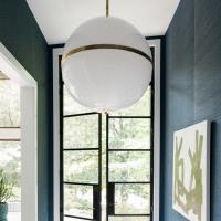 Four Light Chandelier by Crystorama - Truax Collection, Aged Brass Finish - 2030-AG