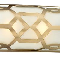 LED Bathroom Vanity by Crystorama - Jennings Collection, Aged Brass Finish - 2264-AG-LED