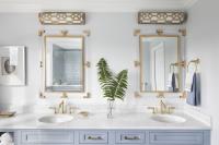 LED Bathroom Vanity by Crystorama - Jennings Collection, Aged Brass Finish - 2264-AG-LED