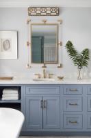 LED Bathroom Vanity by Crystorama - Jennings Collection, Aged Brass Finish - 2264-AG-LED