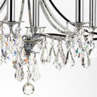 Eight Light Chandelier by Crystorama - Cedar Collection, Polished Chrome Finish - 5938-CH-CL-S
