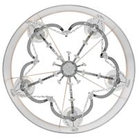 Five Light Chandelier by Crystorama - Othello Collection, Polished Chrome Finish - 6625-CH-CL-S