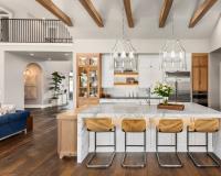 Four Light Chandelier by Crystorama - Baxter Collection, Polished Nickel Finish - 8864-PN