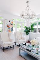 Eight Light Chandelier by Crystorama - Baxter Collection, Polished Nickel Finish - 8867-PN