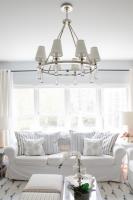Eight Light Chandelier by Crystorama - Baxter Collection, Polished Nickel Finish - 8867-PN