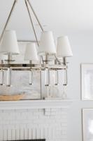 Eight Light Chandelier by Crystorama - Baxter Collection, Polished Nickel Finish - 8867-PN