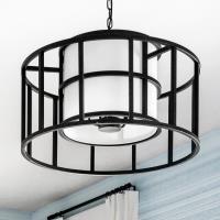 Five Light Chandelier by Crystorama - Hulton Collection, Matte Black Finish - 9595-MK