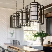 Six Light Chandelier by Crystorama - Hulton Collection, Matte Black Finish - 9597-MK