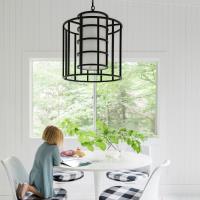 Six Light Chandelier by Crystorama - Hulton Collection, Matte Black Finish - 9597-MK