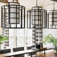 Six Light Chandelier by Crystorama - Hulton Collection, Matte Black Finish - 9597-MK