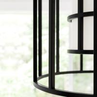 Six Light Chandelier by Crystorama - Hulton Collection, Matte Black Finish - 9597-MK