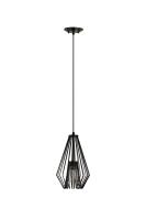One Light Pendant by Z-Lite - Quintus Collection, Matte Black Finish - 442MP-MB