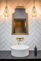One Light Pendant by Z-Lite - Quintus Collection, Metallic Gold Finish - 442MP-MG