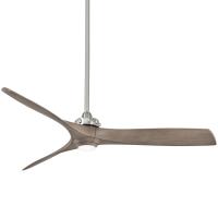 60"Ceiling Fan by Minka Aire - Aviation Led Collection, Brushed Nickel Finish - F853L-BN/AMP