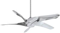 62"Ceiling Fan by Minka Aire - Artemis XL5 LED Collection, Liquid Nickel Finish - F905L-LN