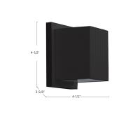 LED Exterior Wall Light by Kuzco Lighting - Mavis Collection, Black Finish - EW4405-BK