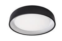LED Flush Mount by Kuzco Lighting - Beacon Collection, Black Finish - FM13124-BK