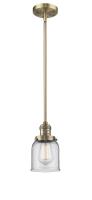 One Light Mini Pendant by Innovations - Franklin Restoration Collection, Brushed Brass Finish - 201S-BB-G52