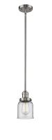 One Light Mini Pendant by Innovations - Franklin Restoration Collection, Brushed Satin Nickel Finish - 201S-SN-G52