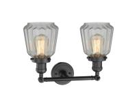 Two Light Bath Vanity by Innovations - Franklin Restoration Collection, Oil Rubbed Bronze Finish - 208-OB-G142