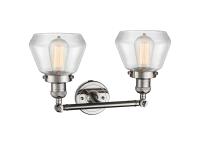Two Light Bath Vanity by Innovations - Franklin Restoration Collection, Polished Nickel Finish - 208-PN-G172