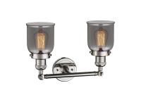 Two Light Bath Vanity by Innovations - Franklin Restoration Collection, Polished Nickel Finish - 208-PN-G53