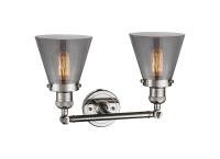 Two Light Bath Vanity by Innovations - Franklin Restoration Collection, Polished Nickel Finish - 208-PN-G63