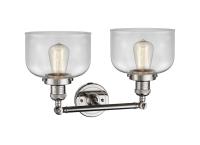 Two Light Bath Vanity by Innovations - Franklin Restoration Collection, Polished Nickel Finish - 208-PN-G72