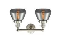 Two Light Bath Vanity by Innovations - Franklin Restoration Collection, Brushed Satin Nickel Finish - 208-SN-G173