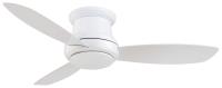 44"Ceiling Fan by Minka Aire - Concept II Collection, White Finish - F518L-WH