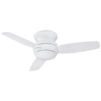 44"Ceiling Fan by Minka Aire - Traditional Concept Collection, White Finish - F593L-WH