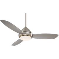 52"Ceiling Fan by Minka Aire - Concept I Collection, Brushed Nickel Finish - F517L-BN