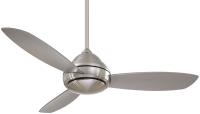 52"Ceiling Fan by Minka Aire - Concept I Collection, Brushed Nickel Finish - F517L-BN