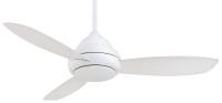 52"Ceiling Fan by Minka Aire - Concept I Collection, White Finish - F517L-WH