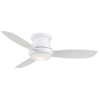 52"Ceiling Fan by Minka Aire - Concept II Collection, White Finish - F519L-WH