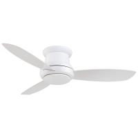52"Ceiling Fan by Minka Aire - Concept II Collection, White Finish - F519L-WH